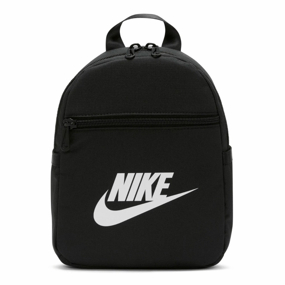Nike Black Mini Backpack with White Swoosh